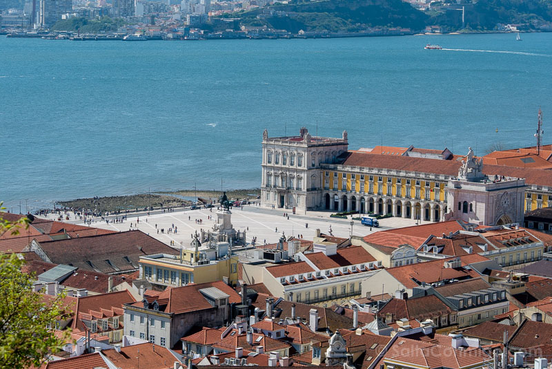 Miradores de Lisboa Castillo San Jorge Plaza Comercio