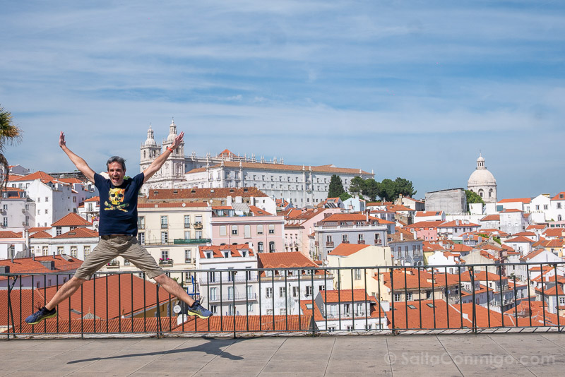 Miradores de Lisboa Portas do Sol Salto