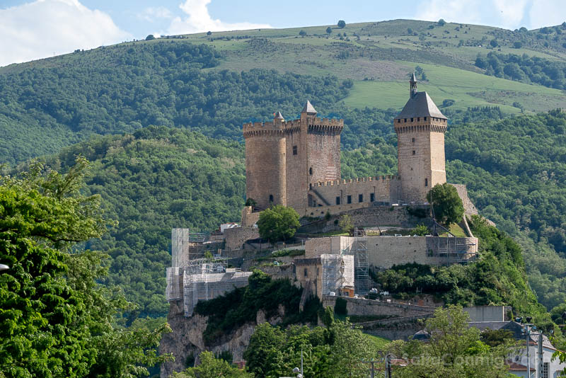 Ruta Tren Occitania Francia Foix Castillo