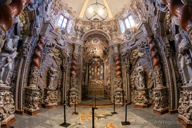 Catedral de Monreale Sicilia Cappella Roano Crucifijo