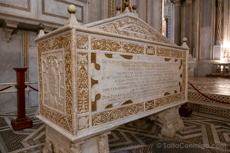 Catedral de Monreale Sicilia Sarcofago Guillermo II El Bueno
