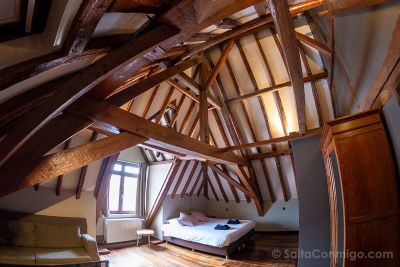 Alojarse en Brujas Boutique Hotel Le Foulage Habitacion