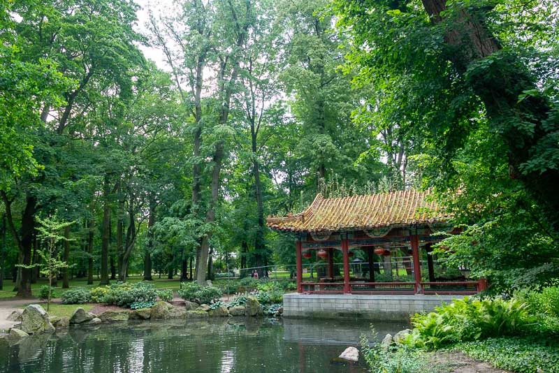 Parque Lazienki Varsovia Pagoda