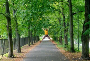 Parque Lazienki Varsovia Salto