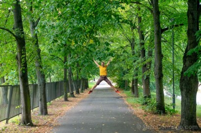 Parque Lazienki Varsovia Salto