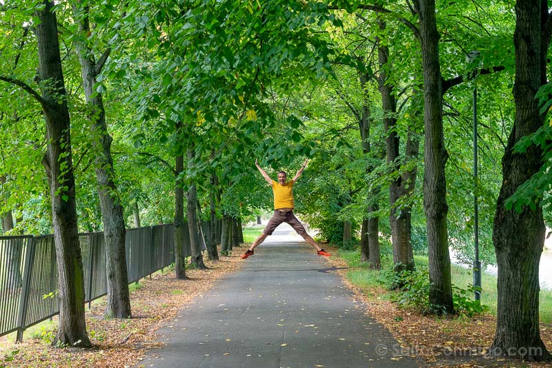 Parque Lazienki Varsovia Salto