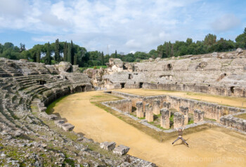 Ruinas Italica Sevilla Anfiteatro Salto