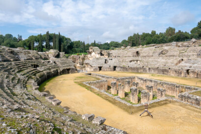 Ruinas Italica Sevilla Anfiteatro Salto