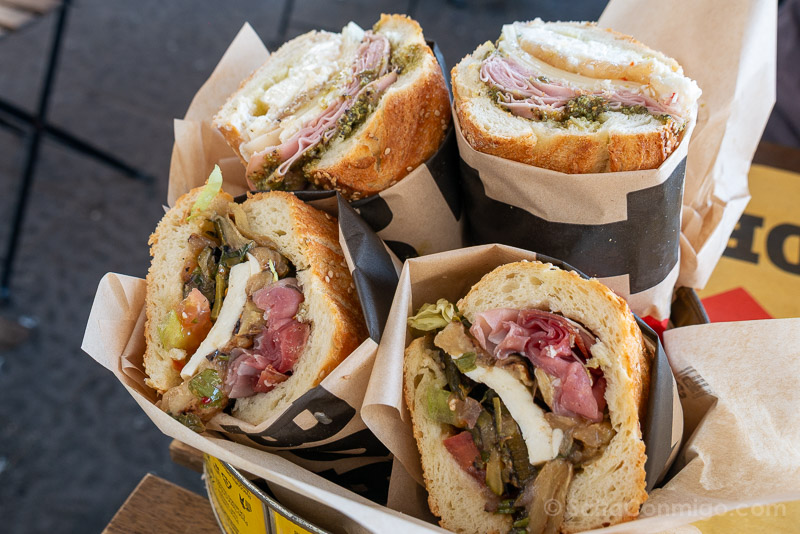 Comer en Ortigia Siracusa Sicilia Borderi Bocadillos