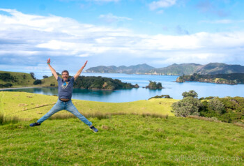 Paihia Bay of Islands Nueva Zelanda Urupukapuka Salto