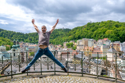 Que Ver en Karlovy Vary Parque Jean de Carro Salto