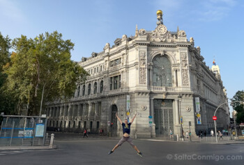 Banco de Espana Cibeles Visitas Salto