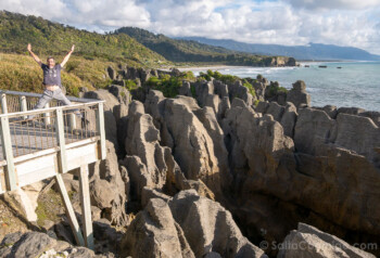Pancake Rocks Nueva Zelanda Salto