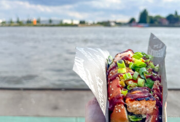 Donde Comer en Hamburgo Underdocks Fischbrotchen Vista