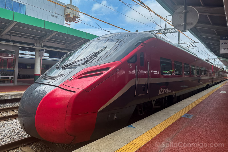 Consejos para Viajar a Corea del Sur Tren Alta Velocidad