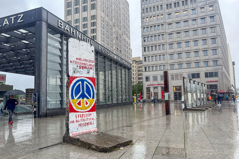 Muro de Berlin Potsdamer Platz Bloques Muro