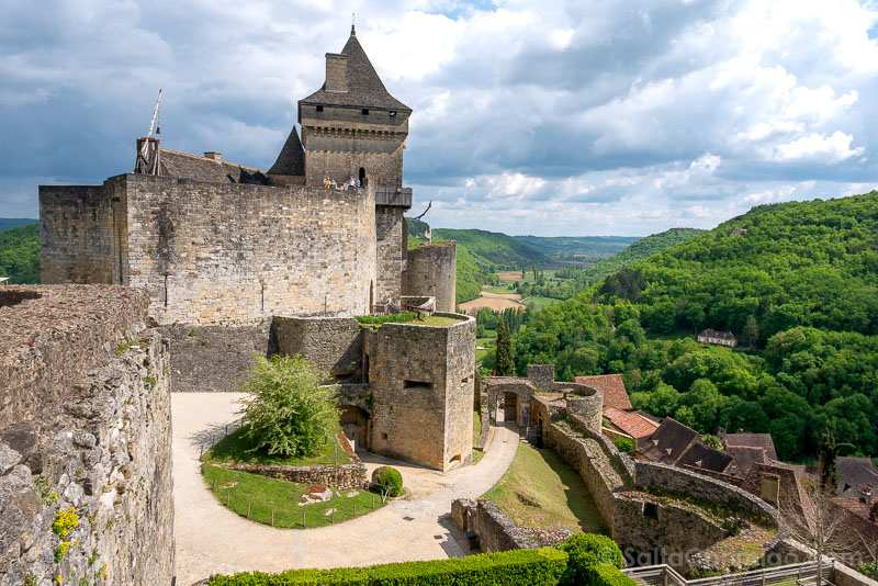 Pueblos Más Bonitos de Dordoña Perigord Castelnaud-la-Chapelle Castillo
