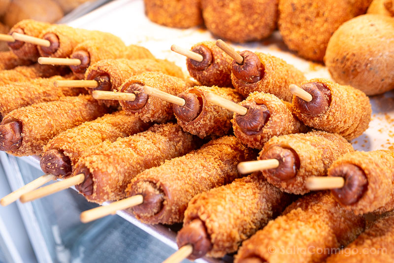 Que Comer en Corea del Sur Corn Dog Suwon
