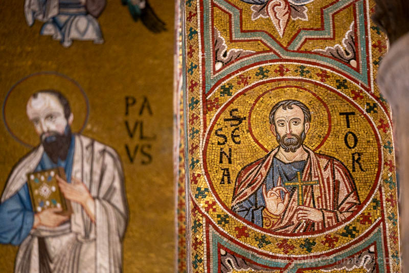 Capilla Palatina Palermo Sicilia Columna