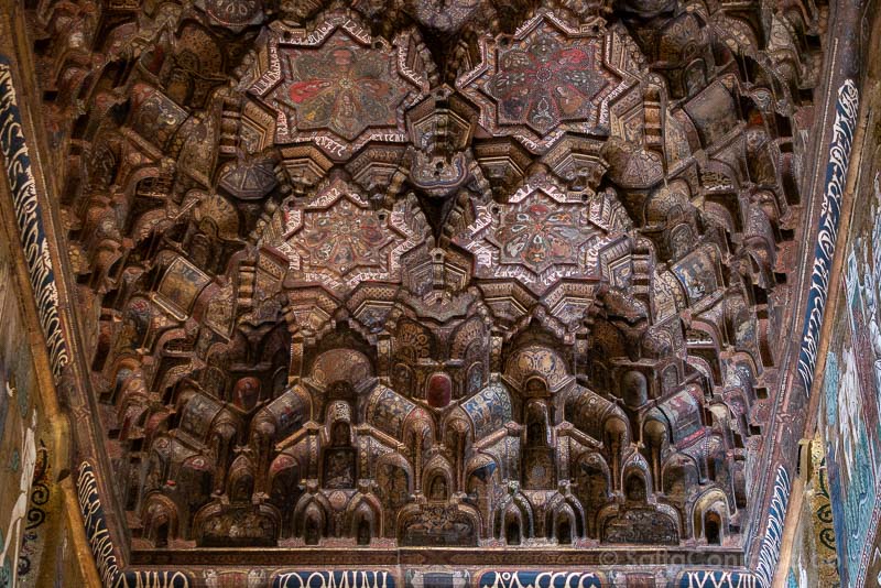 Capilla Palatina Palermo Sicilia Techo Mocarabes
