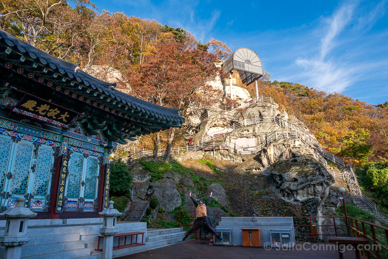 Dormir en un Templo Budista en Corea del Sur Golgulsa Salto