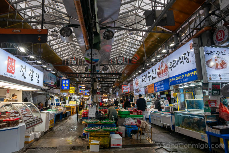 Que Ver en Jeju Jeju-si Mercado Dongmun