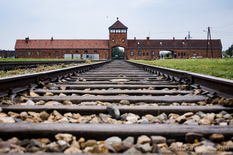 Segunda Guerra Mundial en Polonia Auschwitz-Birkenau Tren