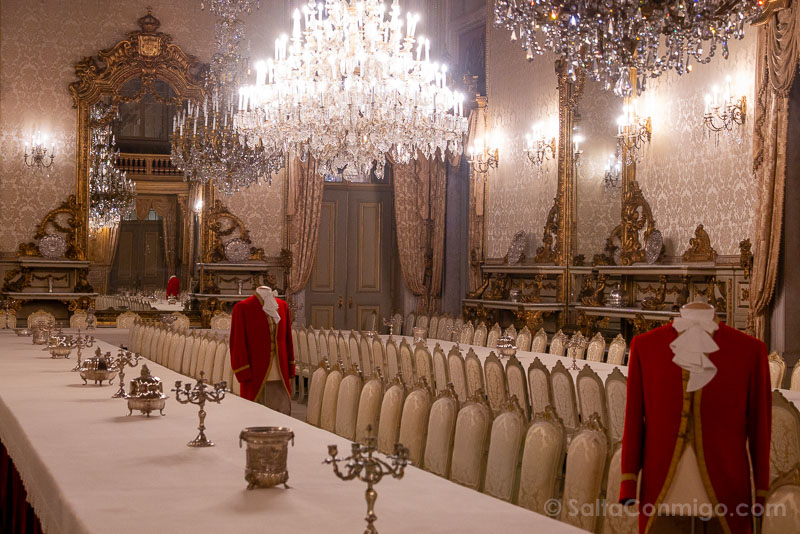 Palacio Nacional de Ajuda Lisboa Salon Grandes Banquetes
