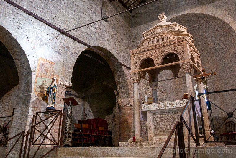 Abadias Medievales de los Abruzos San Clemente al Vomano Cimborrio
