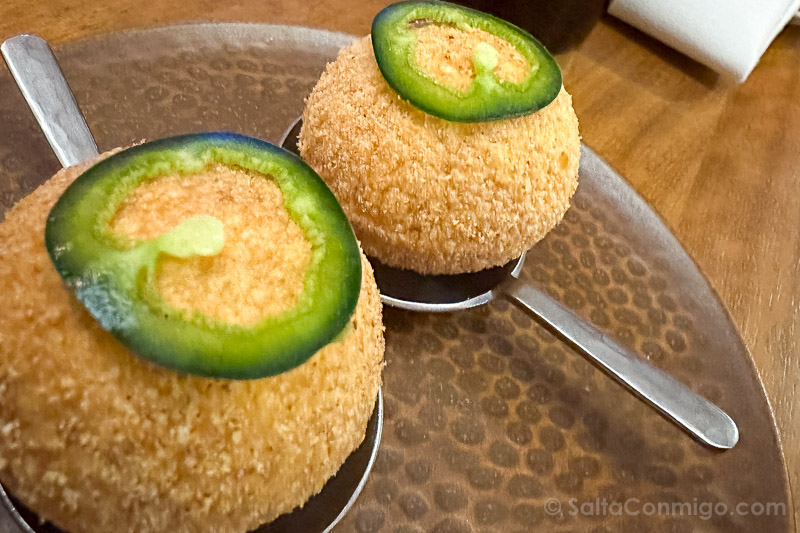 Comer en Barcelona Cruix Cheeseballs Parmesano
