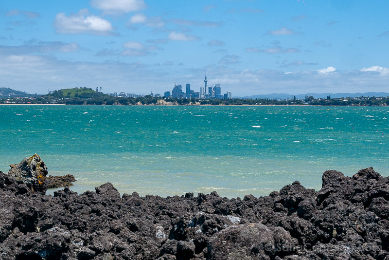 Miradores de Auckland Isla Rangitoto Lava Rascacielos