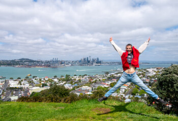 Miradores de Auckland Mount Victoria Salto