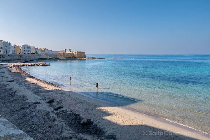 Que Ver en Trapani Spiaggia Mura di Tramontana
