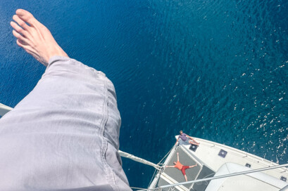 Catamaran Croacia Sara Mastil Salto