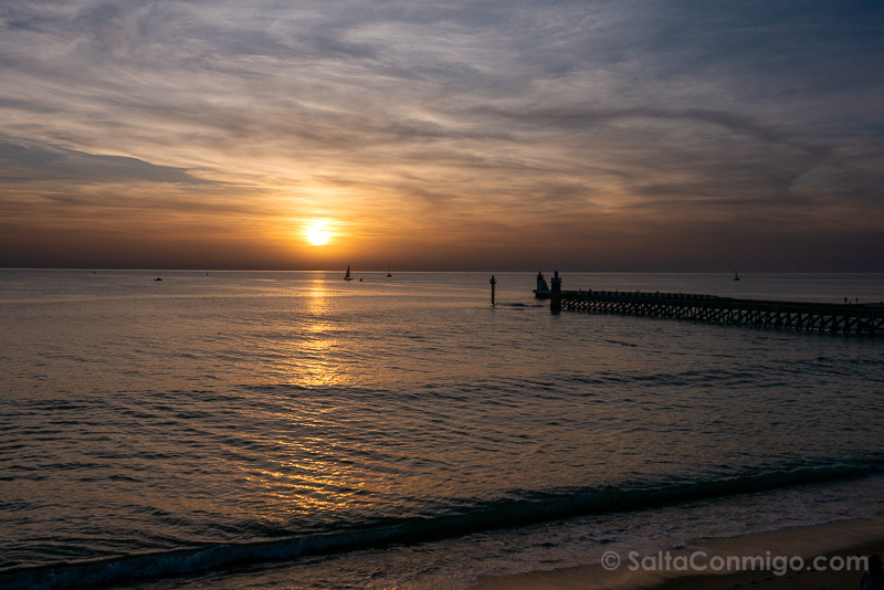 Que Ver en Capbreton Estacade Atardecer
