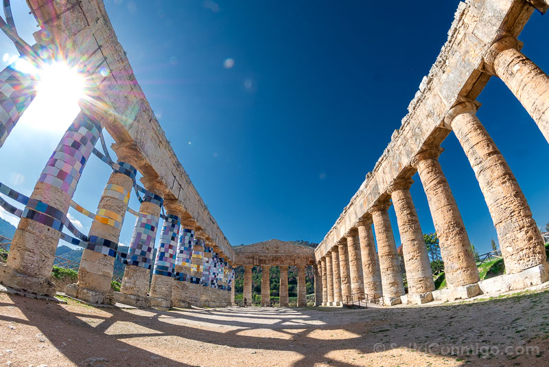 Templo de Segesta Sicilia Ojo Pez