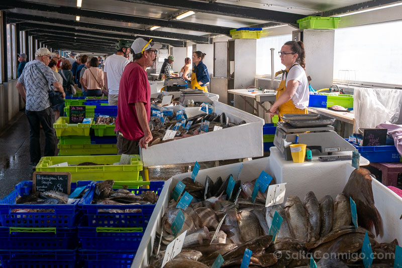 Puestos del mercado de pescado Que ver en Capbreton
