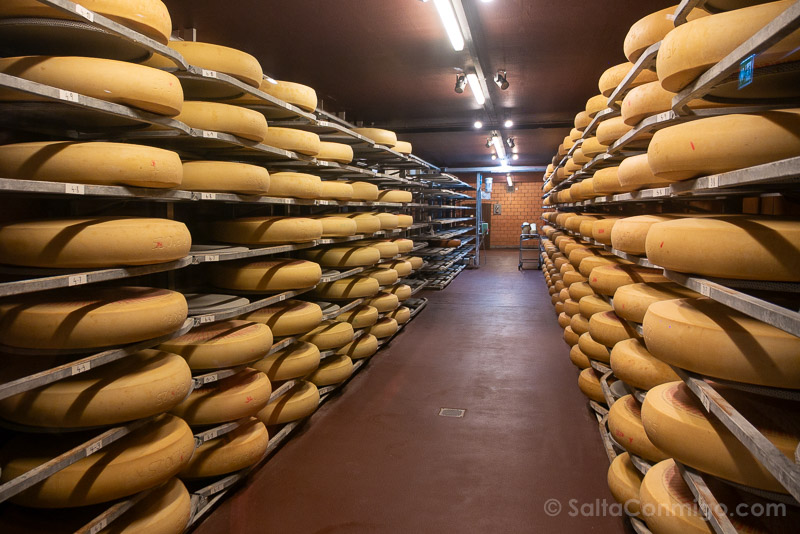 Fabrica de Emmental Emmentaler Schaukaserei Camara Maduracion