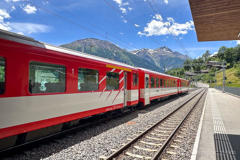 Glaciar Aletsch Suiza Tren Valle Glacier Express