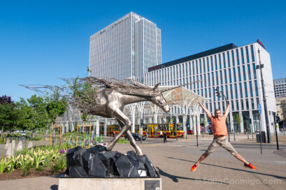 Lodz Calle Piotrkowska Unicornio Salto