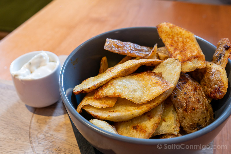 Potato skins de The Twice Brewed Inn