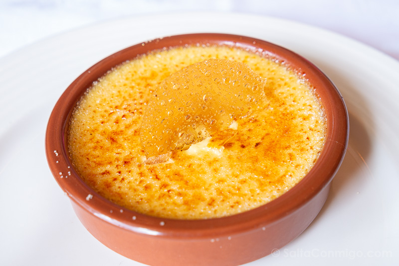 Crème brûlée a la bergamota