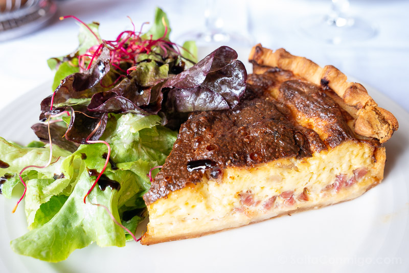 La quiche lorraine de la Brasserie L’Excelsior