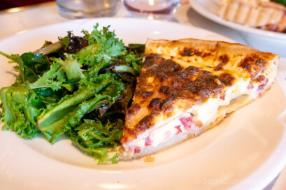 La quiche lorraine del Grand Café Foy