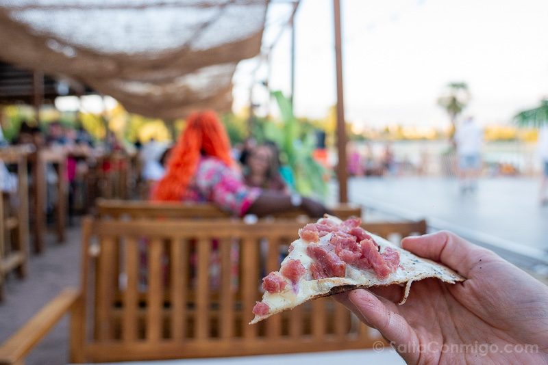 La flamm’s tradicional de la Guinguette du Cookoon