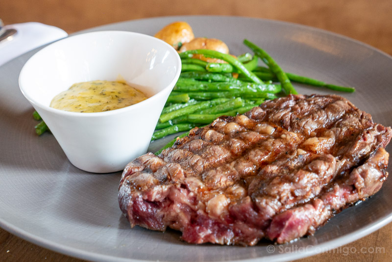 Entrecote de ternera Lorraine del Restaurant Le Louis