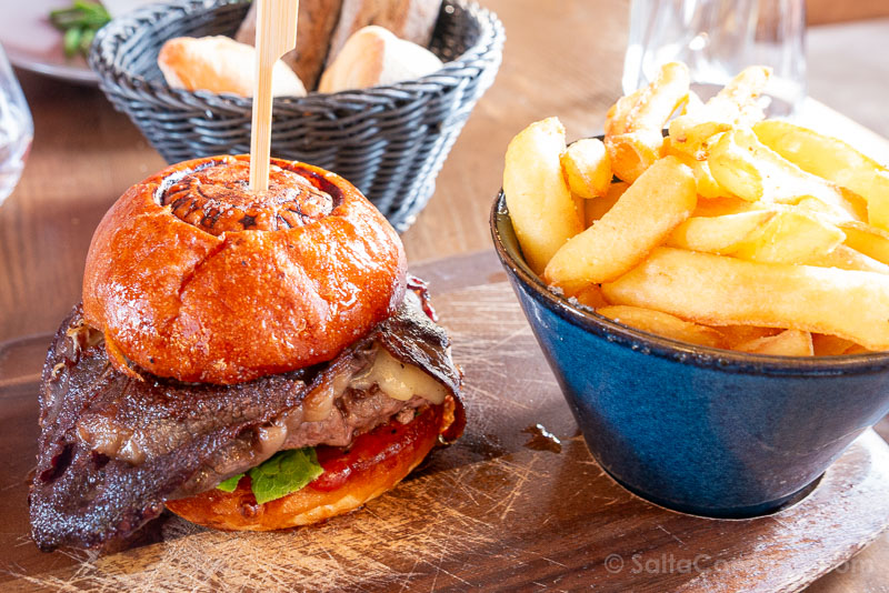 Hamburguesa del Restaurant Le Louis