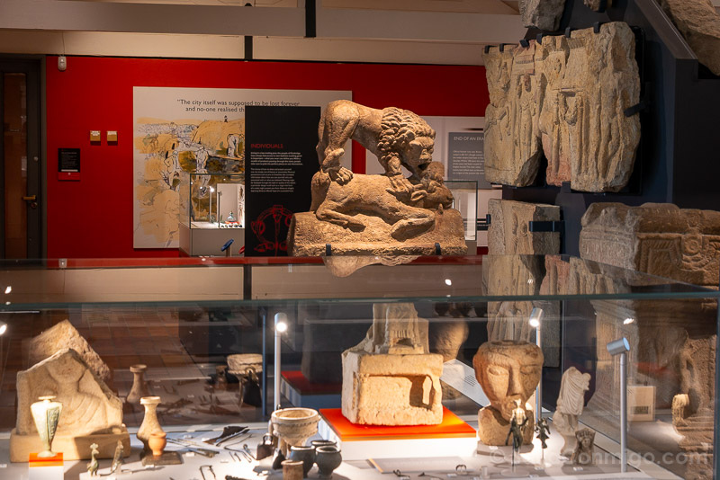 Museo de Corbridge con el León de Corbridge