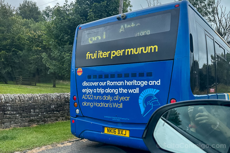 El autobús AD122, el Hadrian’s Wall Country Bus