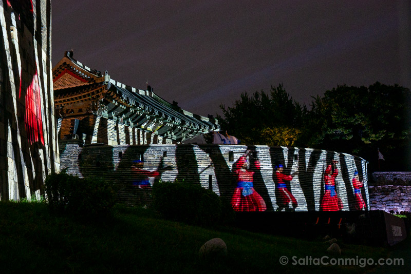 Videomapping del Suwon Hwaseong Media Art